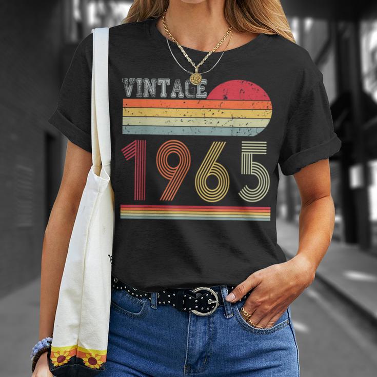 Retro Vintage 1965 Geburtstag T-Shirt für Männer und Frauen Geschenke für Sie