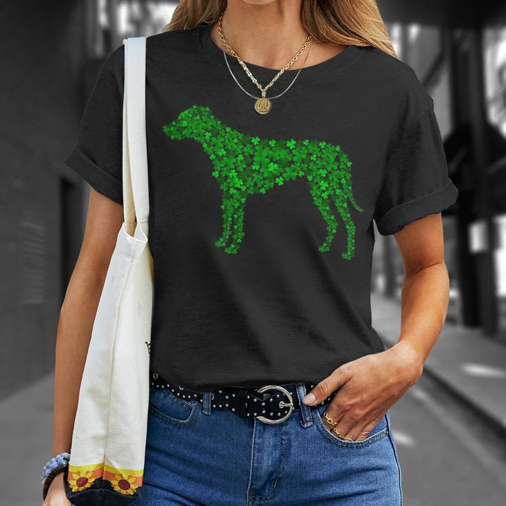Rhodesian Ridgeback Dog Shamrock Leaf St Patrick Day T-Shirt Gifts for Her