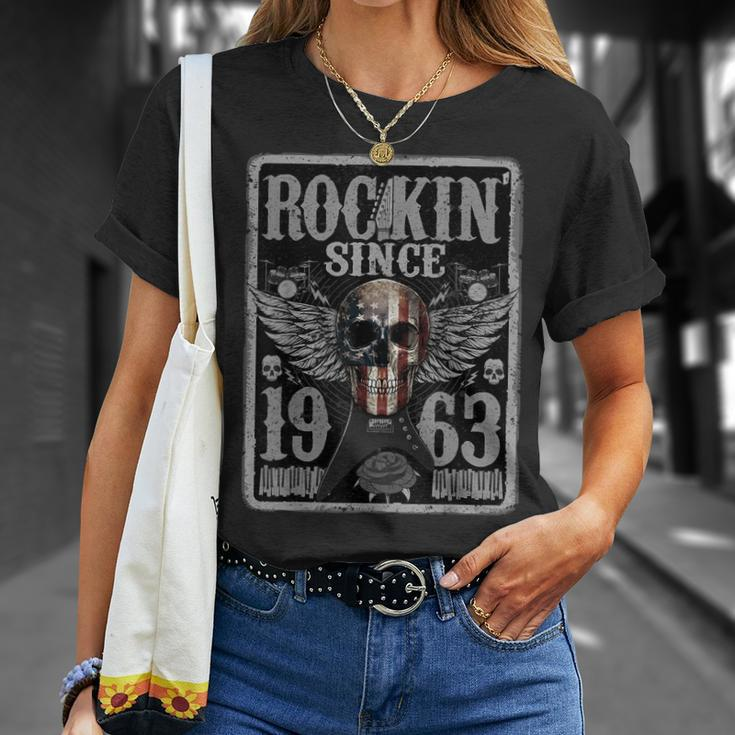 Rockin Since 1963 59 Years Old 59Th Birthday Classic Unisex T-Shirt Gifts for Her