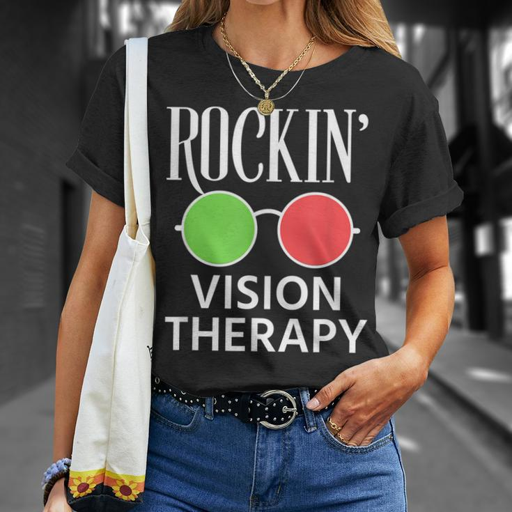 Rockin Vision Therapy Eye Optical Optician Optometry Glasses Unisex T-Shirt Gifts for Her