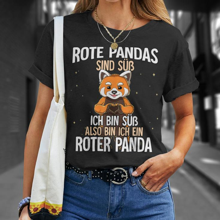 Rote Pandas Sind Süß Roter Panda T-Shirt Geschenke für Sie