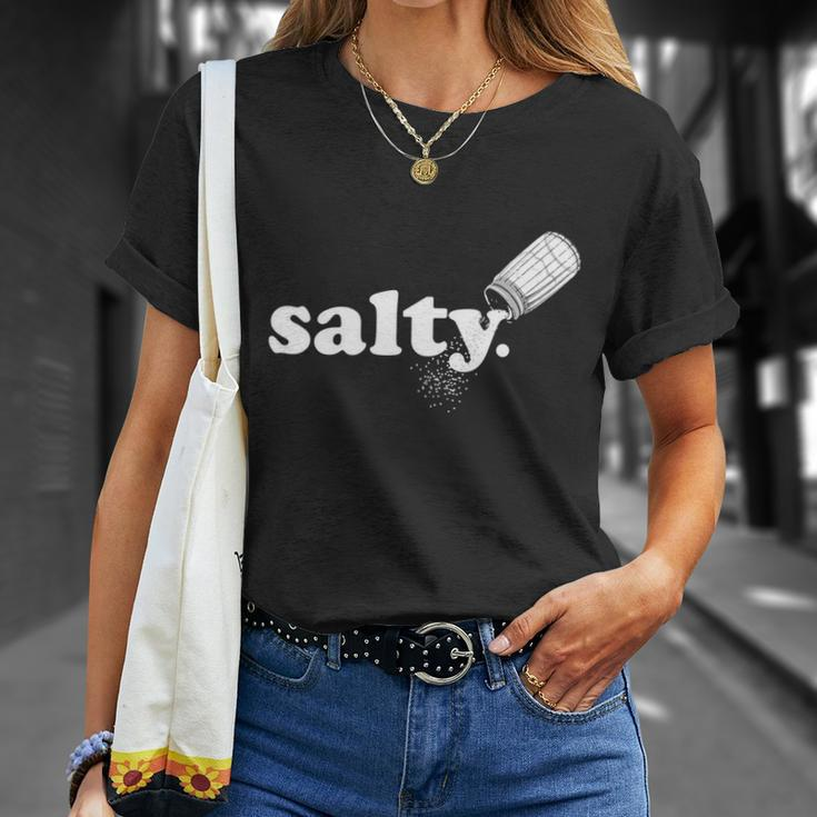 Salty Ironic Sarcastic Cool Funny Hoodie Gamer Chef Gamer Pullover Unisex T-Shirt Gifts for Her