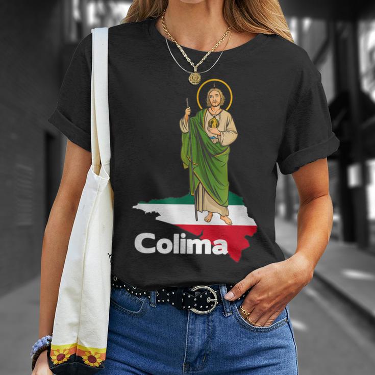 San Judas Tadeo With Colima Mexico T-shirt - Thegiftio UK