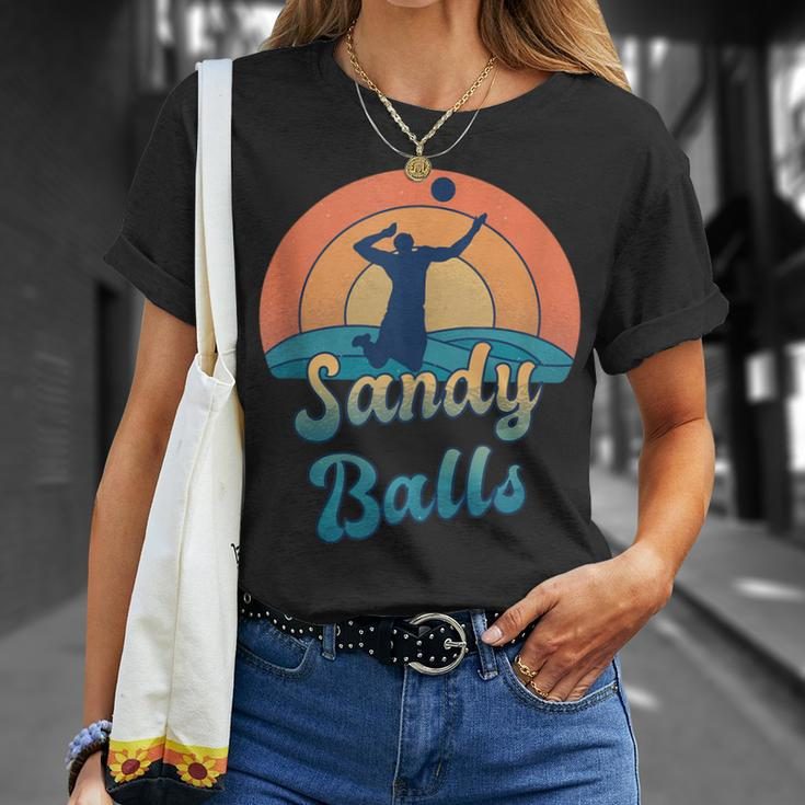 Sandy Balls For A Beach Volleyball Player Unisex T-Shirt Gifts for Her
