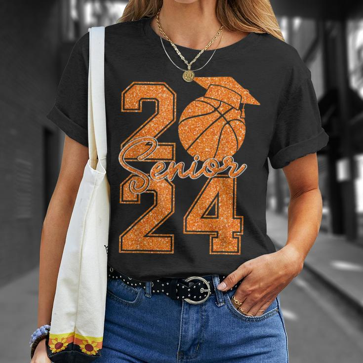 Senior 2024 Class Of 2024 Graduate Basketball Graduation T-Shirt Gifts for Her