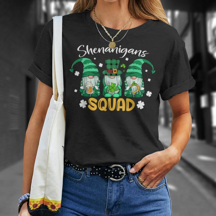 Shenanigans Squad St Patricks Day Gnomes Green Proud Irish V2 T-shirt Gifts for Her