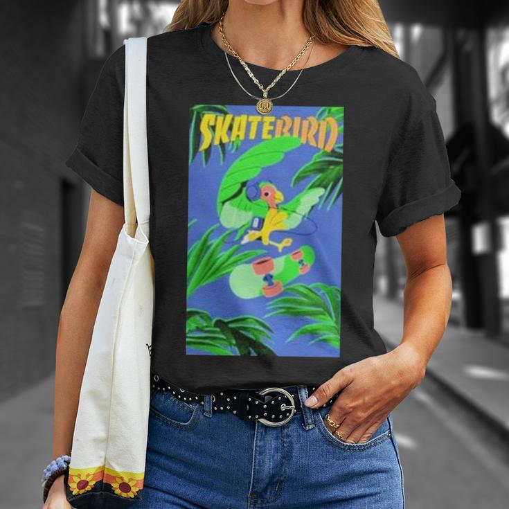 Skate Bird Unisex T-Shirt Gifts for Her