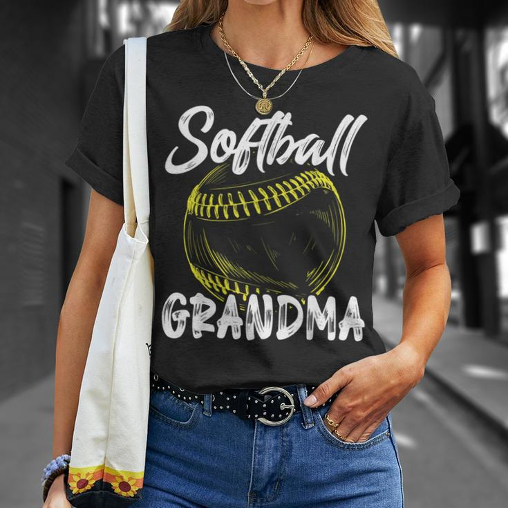 Softball Grandma Women Family Matching Players Mothers Day Unisex T-Shirt Gifts for Her