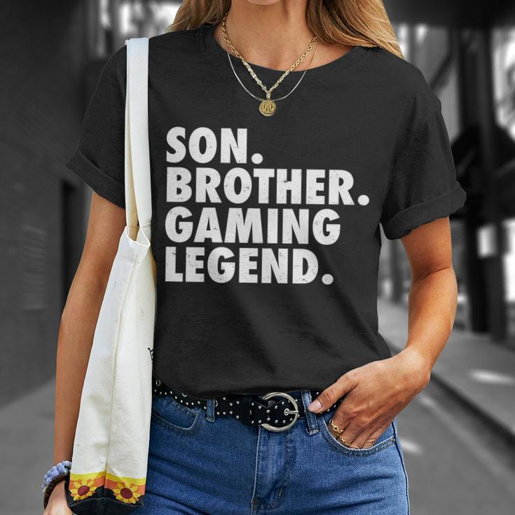 Son Brother Gaming Legend V3 Unisex T-Shirt Gifts for Her