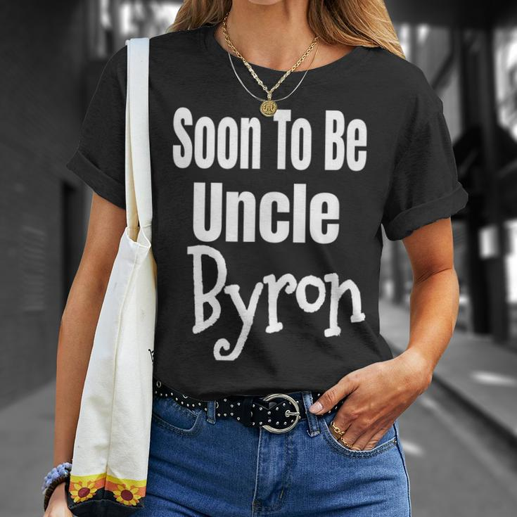 Soon To Be Uncle Byron Gift For Mens Unisex T-Shirt Gifts for Her