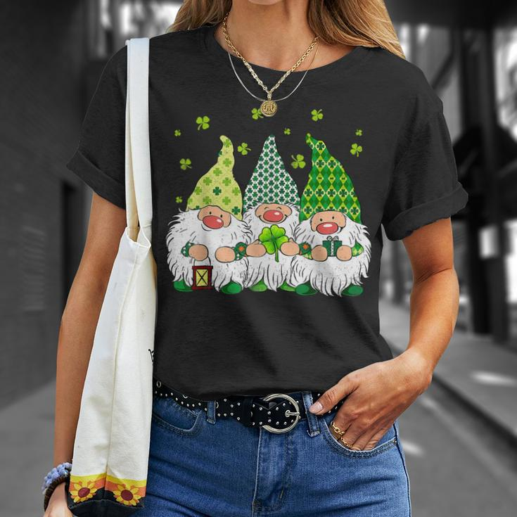 St Patricks Day Irish Gnomes Leprechauns Funky St Pattys Day V2 T-shirt Gifts for Her