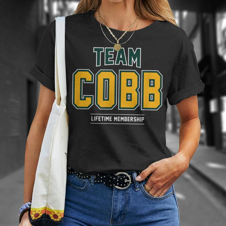 Team Cobb Proud Family Last Name Surname Unisex T-Shirt Gifts for Her