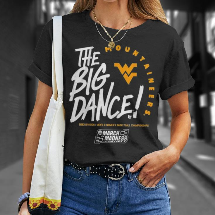 The Big Dance March Madness 2023 West Virginia Men’S And Women’S Basketball Unisex T-Shirt Gifts for Her
