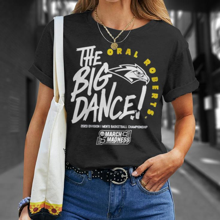 The Big Dance Oral Roberts 2023 Division I Men’S Basketball Championship March Madness Unisex T-Shirt Gifts for Her