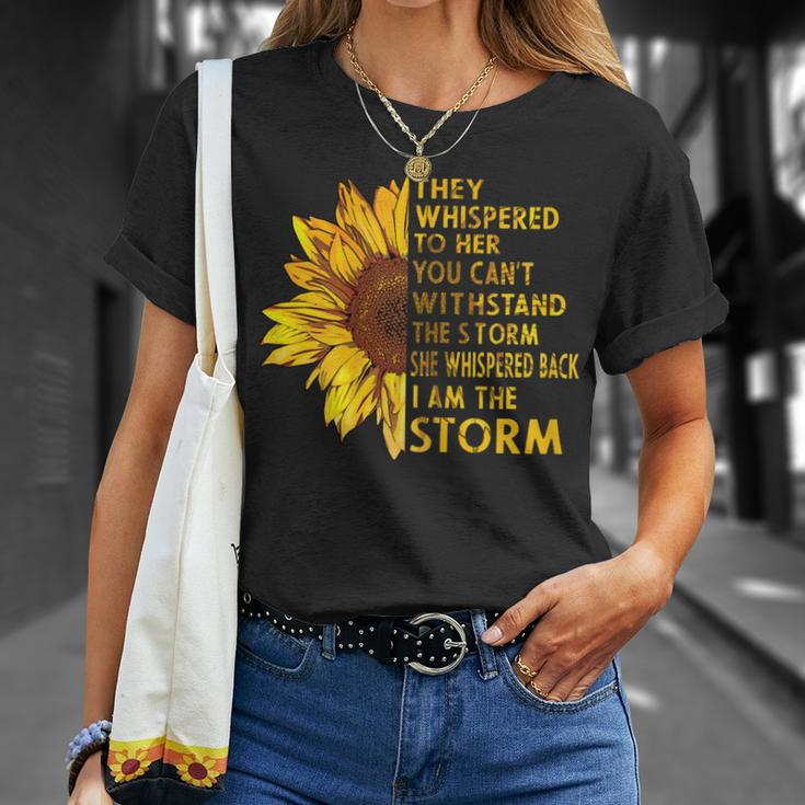 They Whispered To Her You Cannot Withstand The Flower Gift For Womens Unisex T-Shirt Gifts for Her