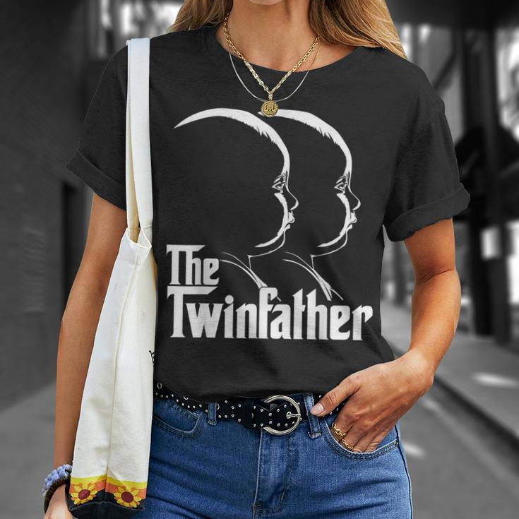 Mens The Twinfather Father Of Twins Dad T-Shirt Gifts for Her
