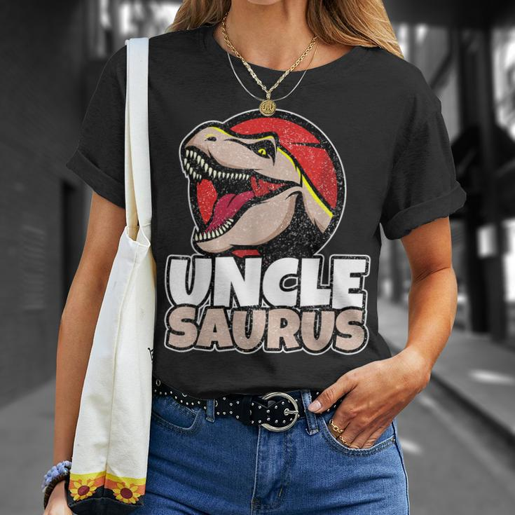 UnclesaurusT Rex Uncle Saurus Dinosaur Men Boys Gift For Mens Unisex T-Shirt Gifts for Her