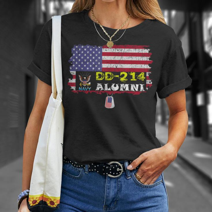 Us Navy Dd214 Gift Veteran Navy Dd214 Retired Military Unisex T-Shirt Gifts for Her