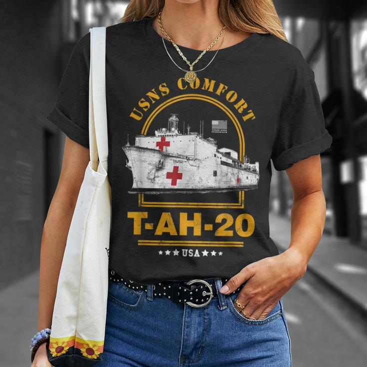 Usns Comfort Tah20 Hospital Ship Unisex T-Shirt Gifts for Her