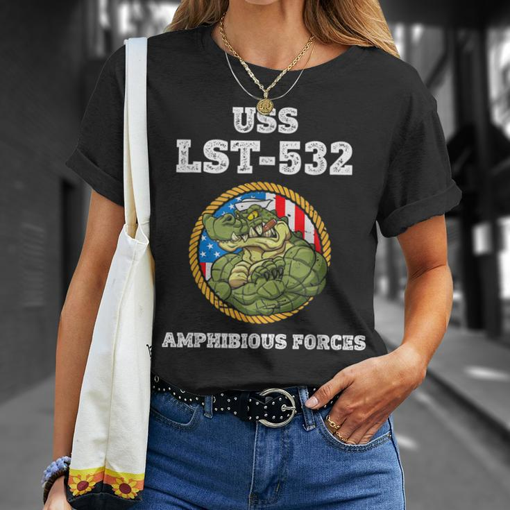 Uss Chase County Lst-532 Amphibious Force T-Shirt Gifts for Her