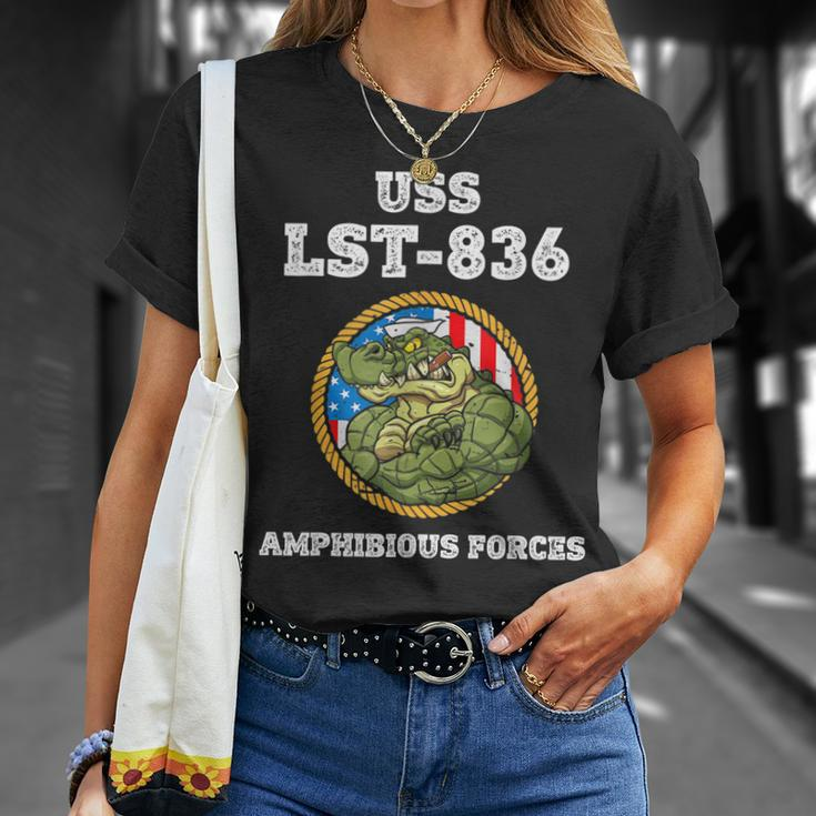 Uss Holmes County Lst-836 Amphibious Force T-Shirt Gifts for Her