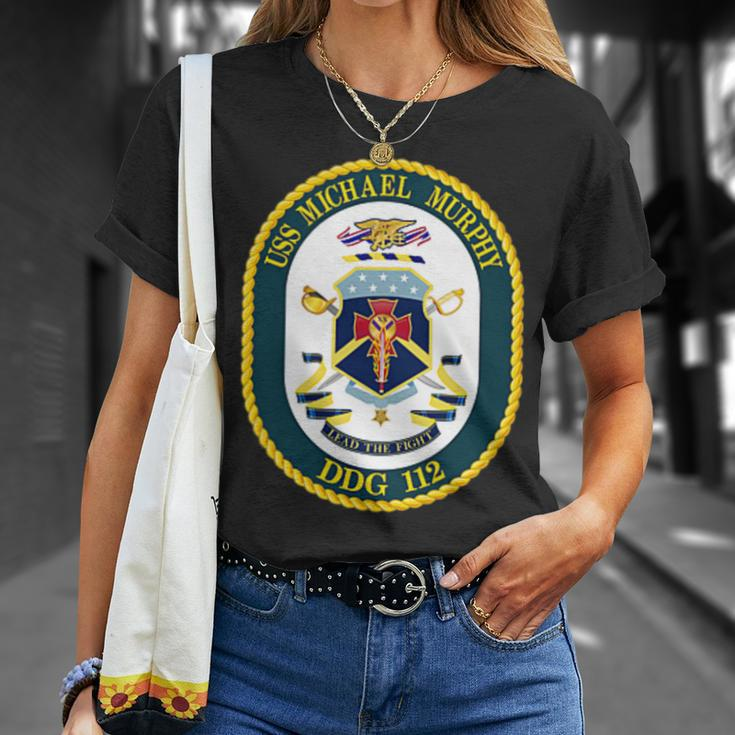 Uss Michael Murphy Ddg-112 Navy Destroyer Military T-Shirt Gifts for Her