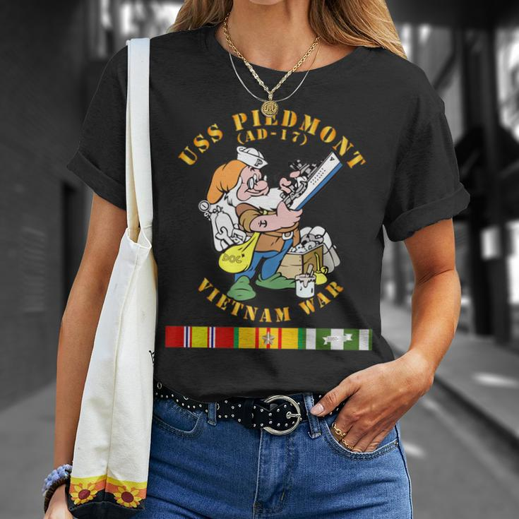 Uss Piedmont Ad-17 Vietnam War T-Shirt Gifts for Her