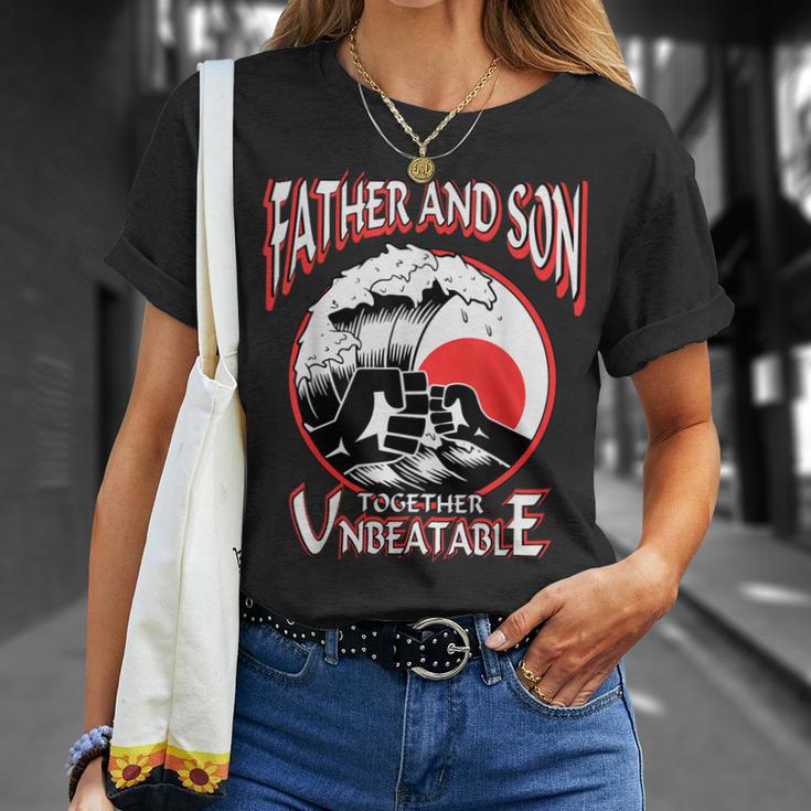 Vater Und Sohn Papa Spruch Anime Japan Geschenk Geburtstag T-Shirt Geschenke für Sie