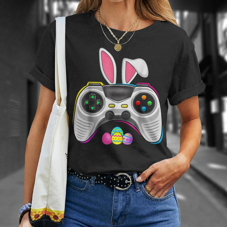 Video Game Bunny Eggs Costume Easter Day Boys Kids Gaming T-Shirt Gifts for Her