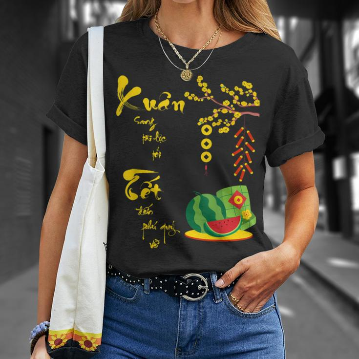 Vietnamese Lunar New Year Decorations 2023 Tet 2023 T-shirt Gifts for Her