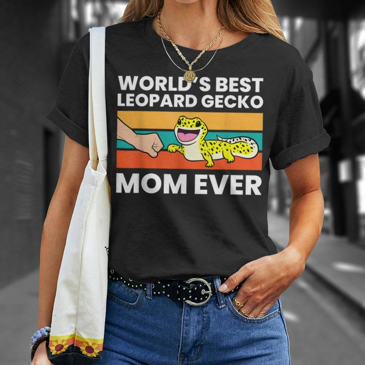 Worlds Best Leopard Gecko Mom Ever Unisex T-Shirt Gifts for Her