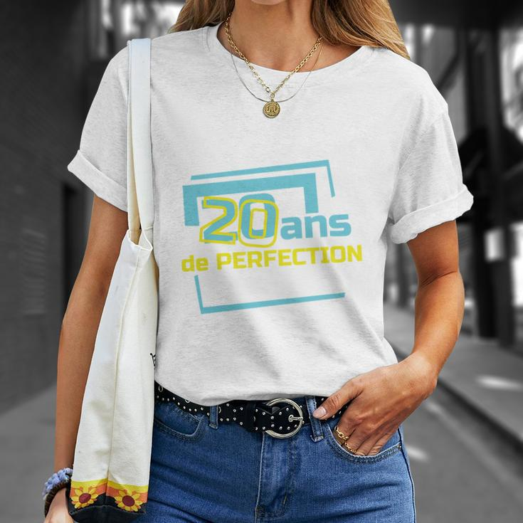 20 Ans De Perfection Anniversaire T-Shirt Geschenke für Sie
