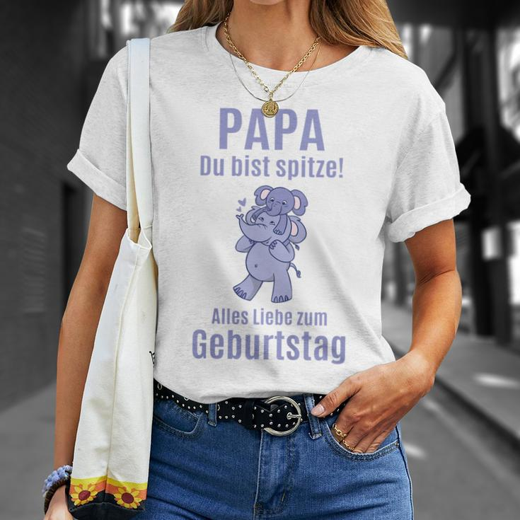 Alles Gute zum Geburtstag Papa Elefant T-Shirt, Liebe & Spaß Design Geschenke für Sie