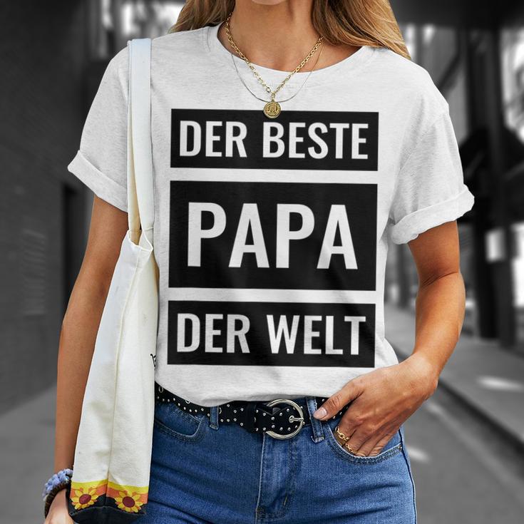 Bester Papa der Welt T-Shirt, Herren Geburtstag & Vatertag Idee Geschenke für Sie