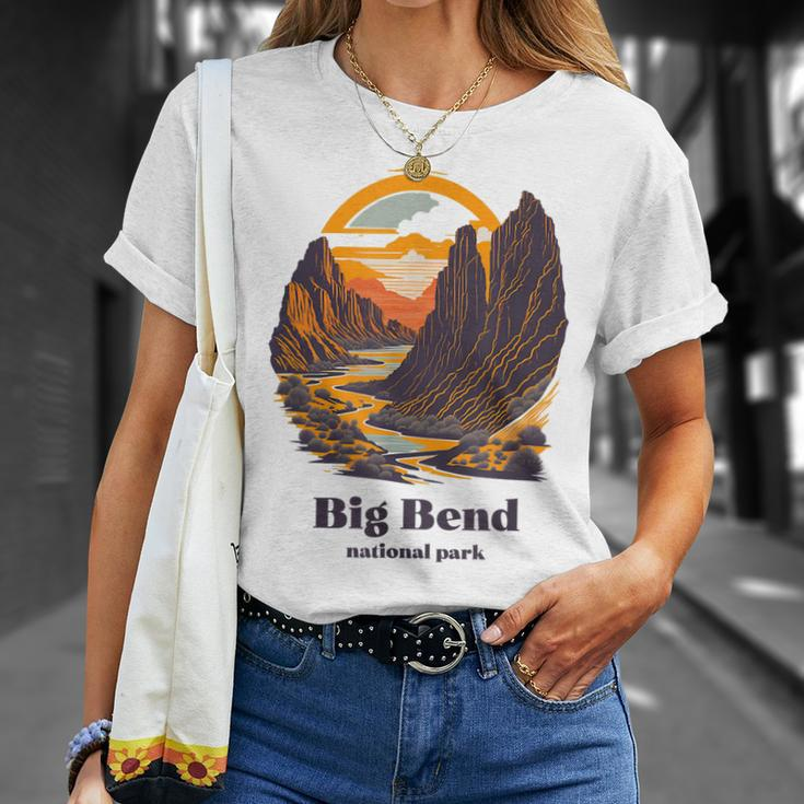Big Bend National Park Texas Cool Vintage Style Unisex T-Shirt Gifts for Her