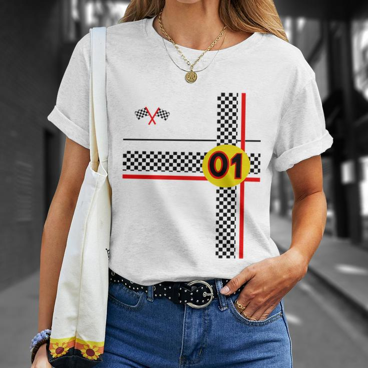 Car Race Pilot Halloween Costume Funny Quick Racers Gift Unisex T-Shirt Gifts for Her