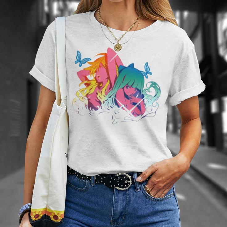 Colored Panty And Stocking Design Unisex T-Shirt Gifts for Her