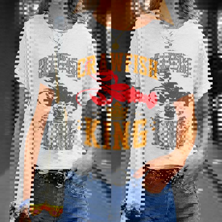 Crawfish King Crawfish Boil Party Festival T-shirt Gifts for Her