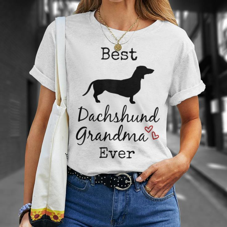 Dachshund Grandmother Gift Dachshund Grandma Best Ever Gift For Womens Unisex T-Shirt Gifts for Her
