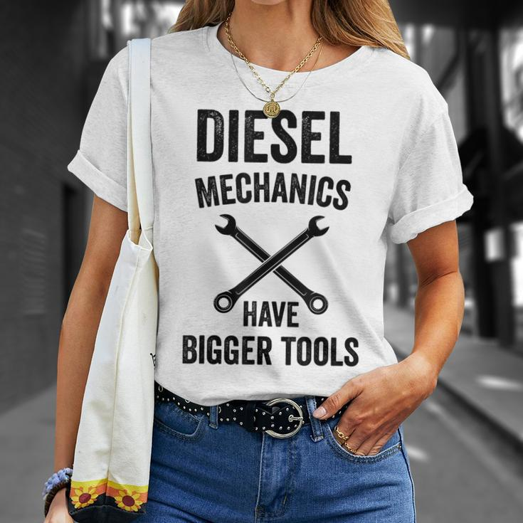Diesel Mechanic | Funny Diesel Engine Mechanics Gift Unisex T-Shirt Gifts for Her