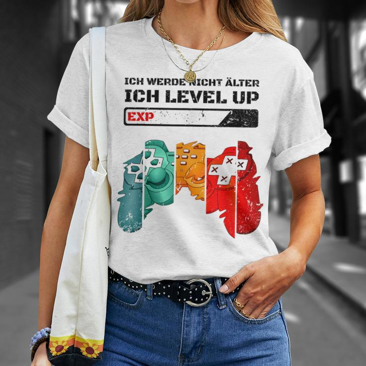 Gaming Zocken Konsole Ps5 Level Up Geburtstag Gamer Spruch V3 T-Shirt Geschenke für Sie