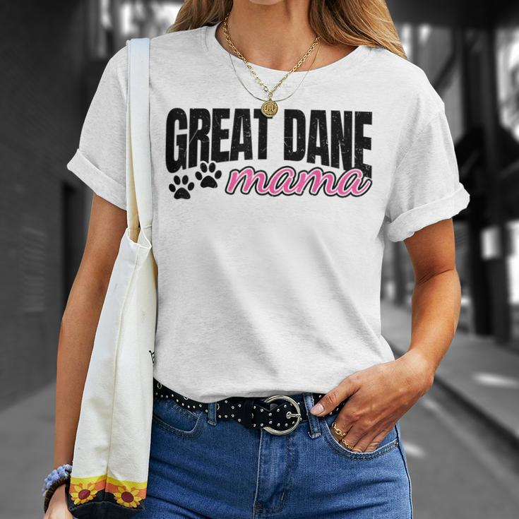 Great Dane Mama Funny Dog Mom Grandma Womens Gifts Unisex T-Shirt Gifts for Her