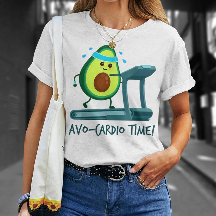 Its Avo-Cardio Time Avocardio Fitness Ernährung Avocado T-Shirt Geschenke für Sie