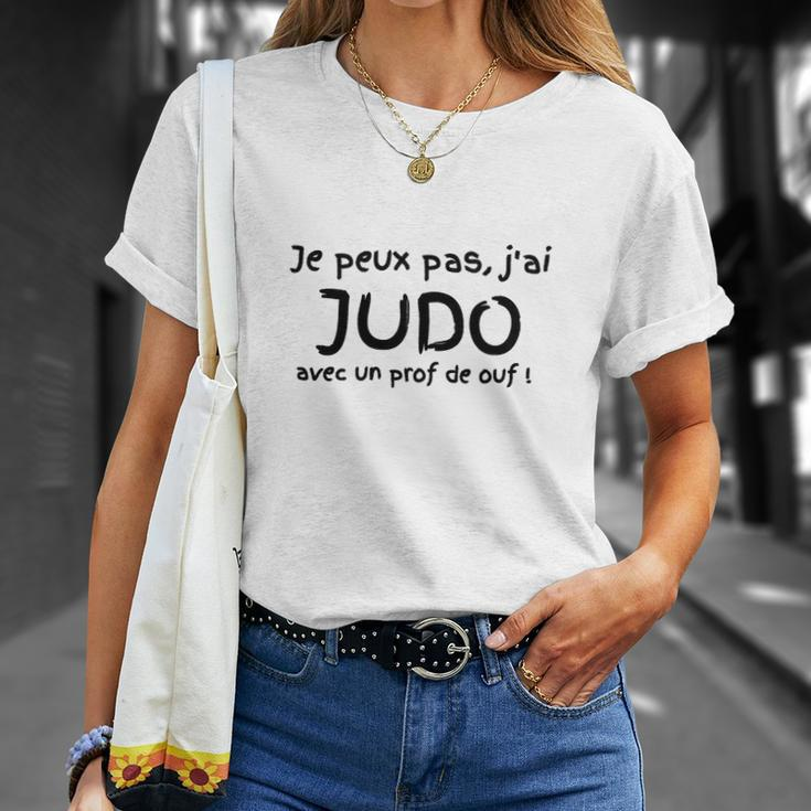 Je Peux Pas J'ai Judo T-Shirt, Weißes Shirt für Judo-Begeisterte Geschenke für Sie