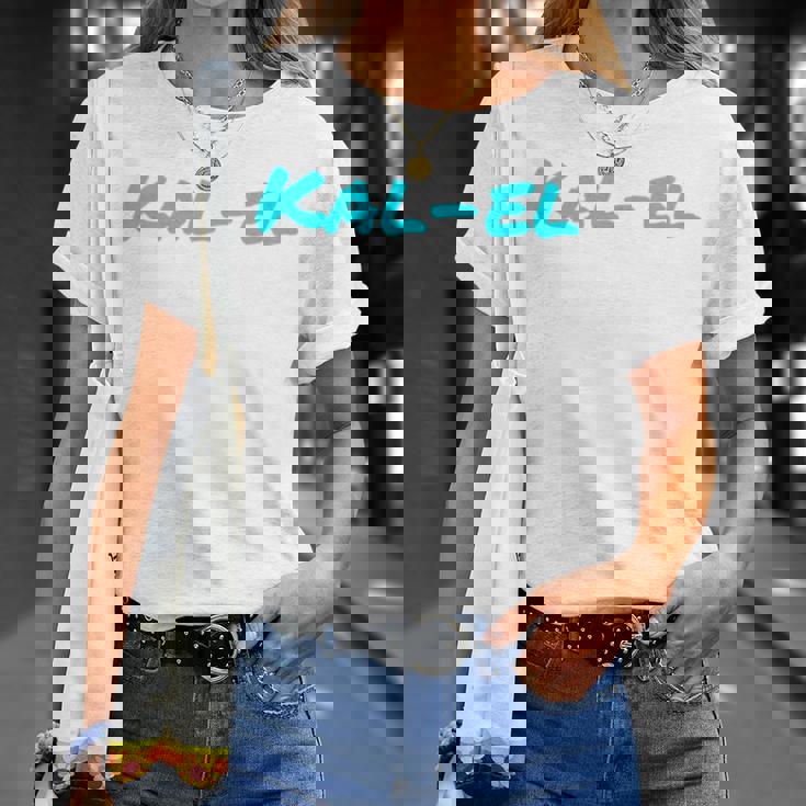 Kal El Typo Design Unisex T-Shirt Gifts for Her