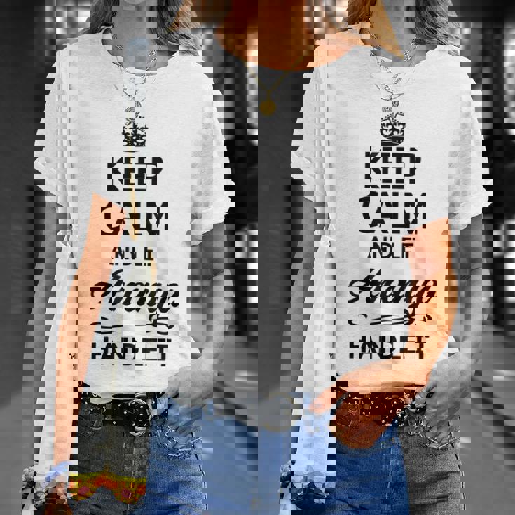 Keep Calm And Let Ananya Handle It Name T-Shirt Gifts for Her