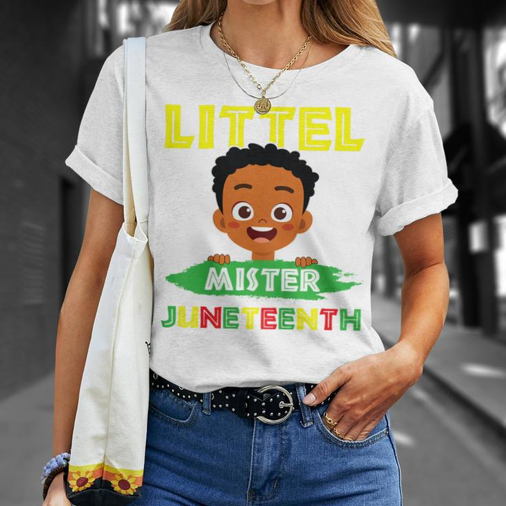 Kids Little Mister Junenth Boys Kids Toddler Baby Unisex T-Shirt Gifts for Her