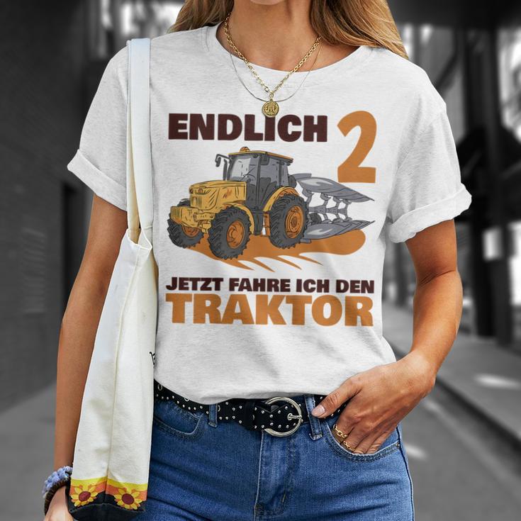 Kinder Traktor T-Shirt Endlich 2 Jahre: Jetzt Fahre Ich für Jungen Geschenke für Sie