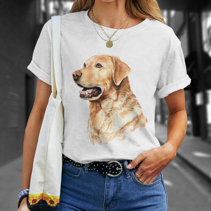 Labrador Retriever Dog V3 Unisex T-Shirt Gifts for Her