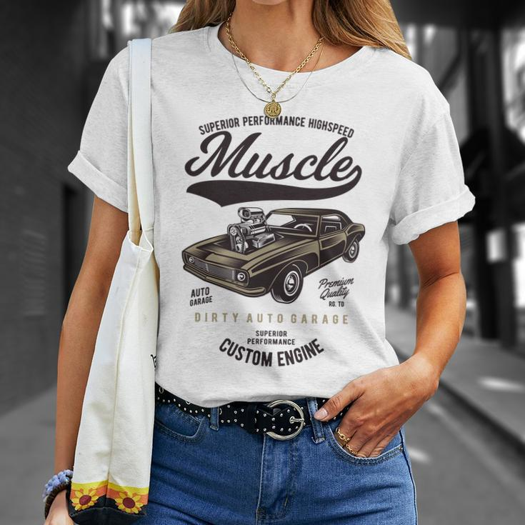 Muscle Car Club Unisex T-Shirt Gifts for Her